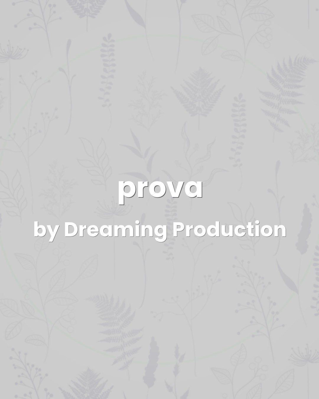 Cover for prova