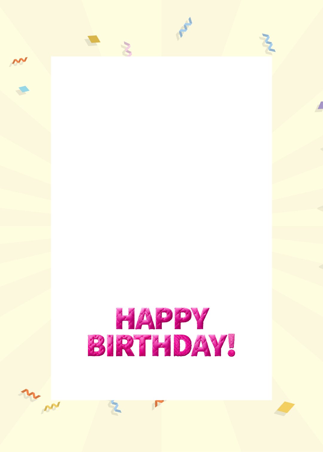 Cover for Adobe Express Birthday Card Celebrate Design Photo Cover