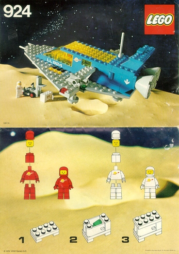 Cover for LEGO 924 Space Transporter Retired Set Instruction