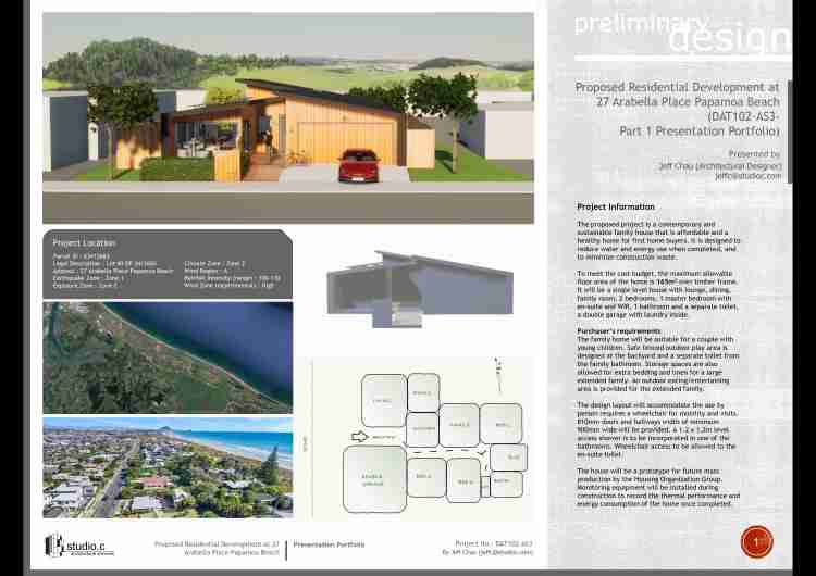 Cover for Architectural Design Proposal