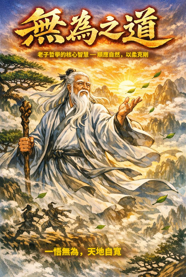 無為之道: 靜觀自然, 以柔克剛