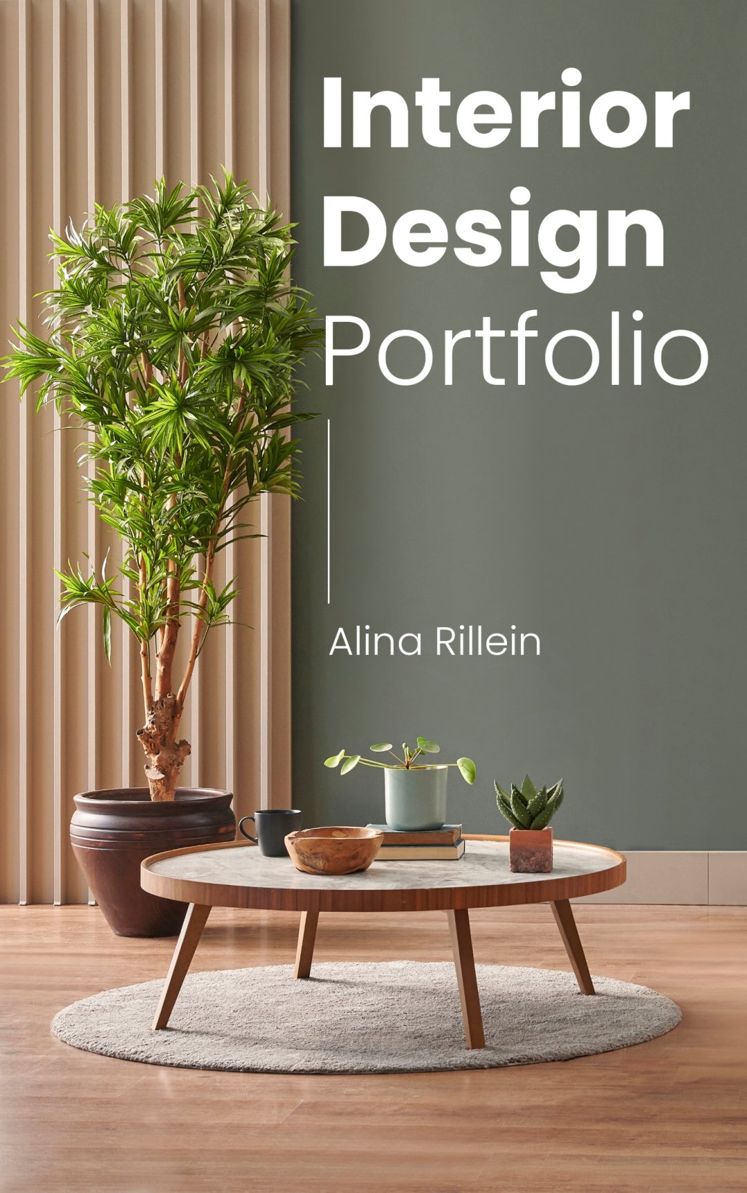 Cover for Interior Design Portfolio - Alina Rillein