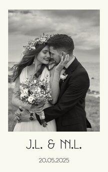 Cover for J.L. & M.L. Wedding Album