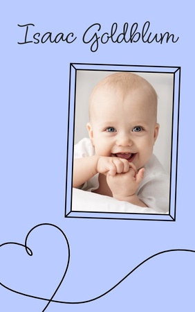 Cover for Baby Album - Isaac