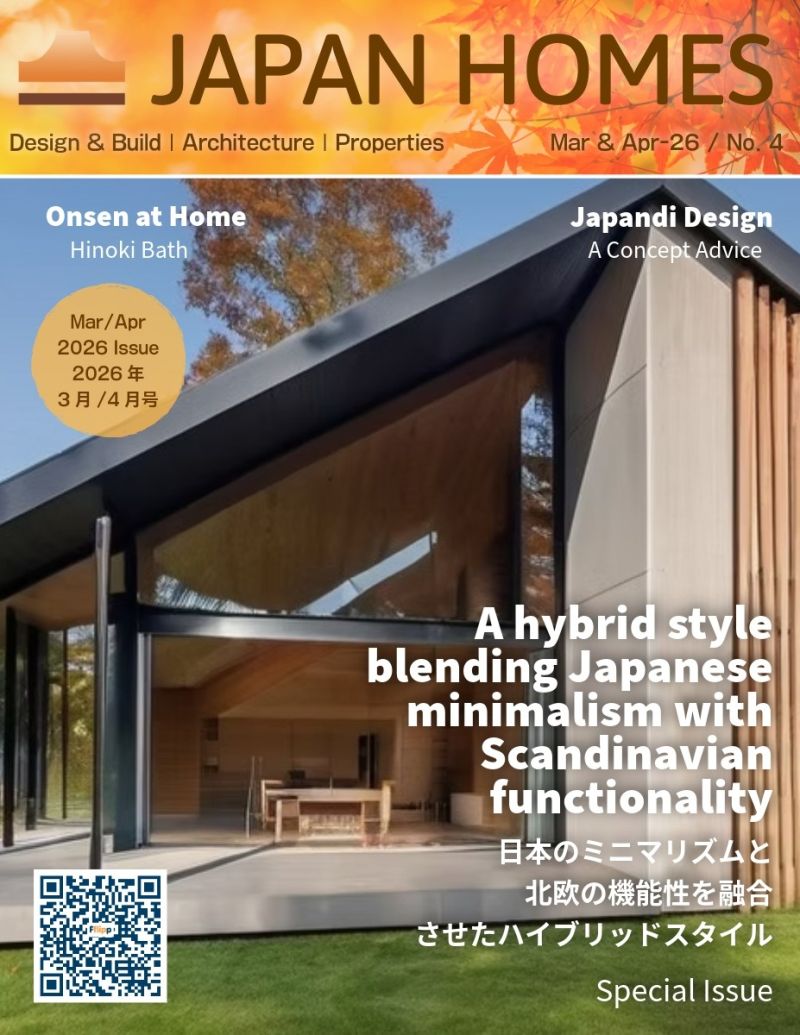 Cover for Japan Homes Mar & Apr 2026 / No.4 Japandi Design Issue